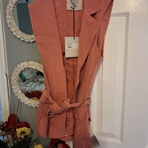 Women's Pink Wide Leg Jumpsuit